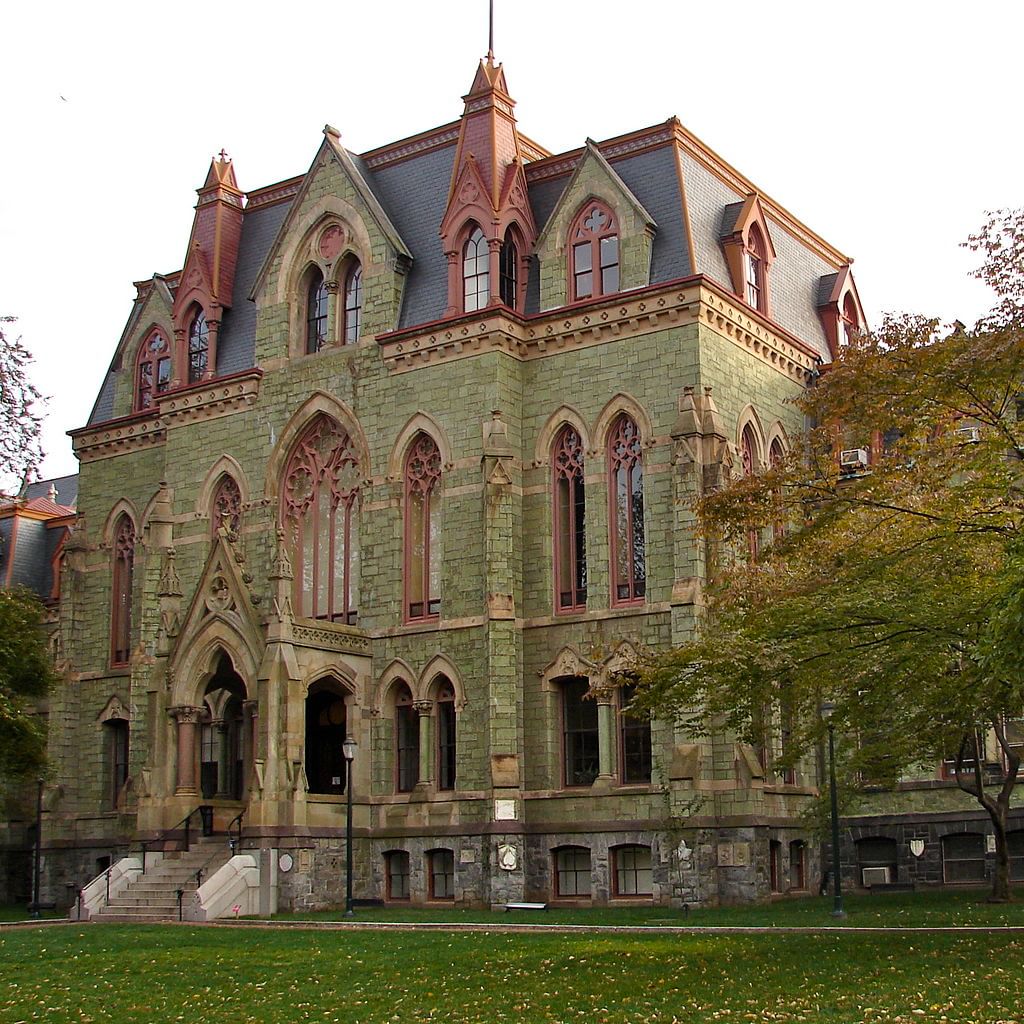At least one student fell through Penn's Ivy-covered cracks. (Photo via Creative Commons/Wikipedia.)