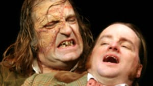 Lopes (left) and Christopher Bohan: A surrogate for hormone replacement therapy. (Photo: Gregory Scott Campbell.)