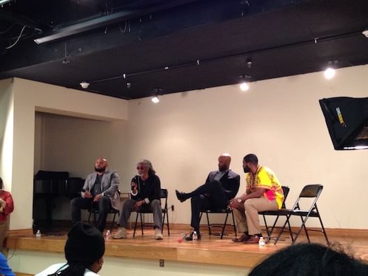 L to r: El Sawyer, William L. Goldsby, Kevin Shird, and Mitchell Chance. (Photo by Alaina Mabaso)