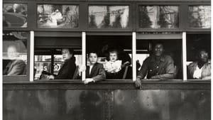 "Trolley, New Orleans," Robert Frank, 1955. Photo used on the cover of “The Americans”