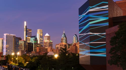 'Convergence,' by Rebecca Rutstein in collaboration with Mural Arts Philadelphia. (Photo by Steve Weinik.)