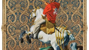 'Equestrian Portrait of the Count Duke Olivares' by Kehinde Wiley. (Image courtesy of Rubell Family Collection, Miami)