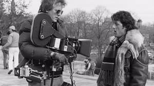 Behind the scenes of the original ‘Rocky’: Steadicam inventor Garrett Brown on the set with Sylvester Stallone. (Image courtesy of Garrett Brown.)