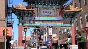 Philadelphia’s Chinatown has been squeezed by redevelopment projects since the 1960s. (photo by Beyond My Ken, via wikimedia.org)