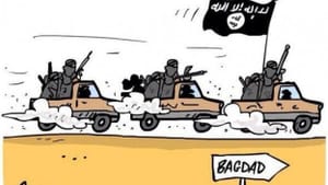 ISIS cartoon posted on Twitter: What would Muhammad say?