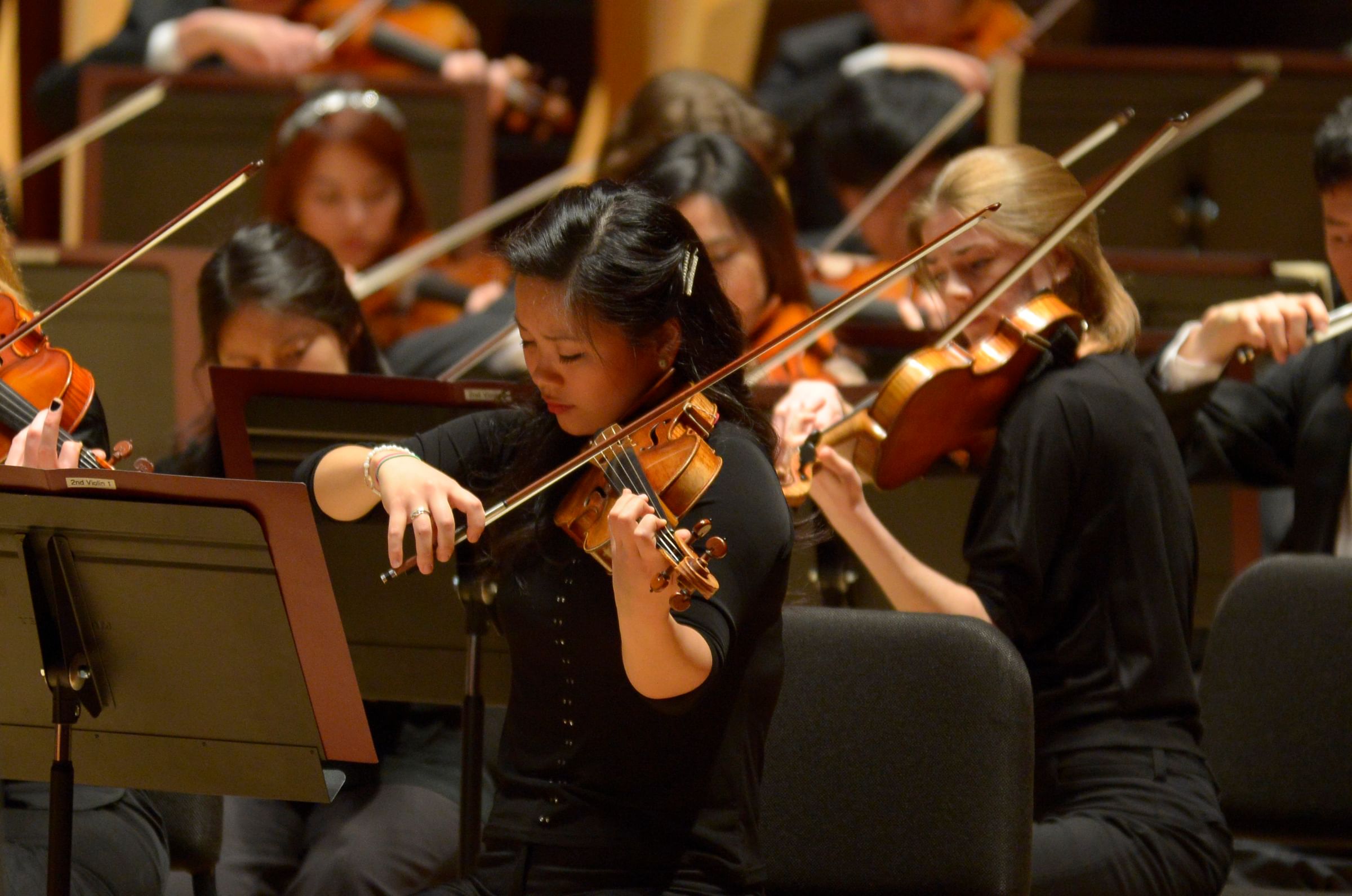 The Curtis Symphony Orchestra. Photo by David DeBalko.