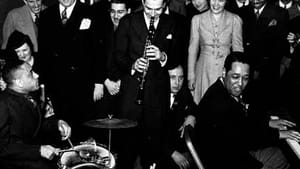 This 1938 jam session has Chick Webb on drums, Duke Ellington on piano, and Artie Shaw on clarinet.