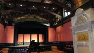 More a living room than an auditorium: the Helen Corning Warden Theater at the Academy of Vocal Arts.