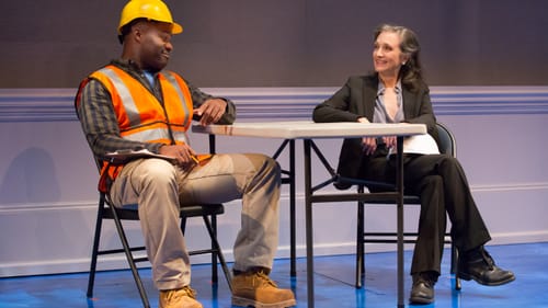 Expertly revealed loyalties: Oge Agulué and Bebe Neuwirth in PTC’s ‘A Small Fire.’ (Photo by Mark Garvin.)