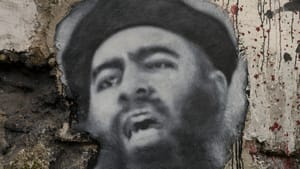 Is Abu Bakr al-Baghdadi more frightening than Donald Trump? (Painting by Thierry Ehrmann via Creative Commons/Flickr))