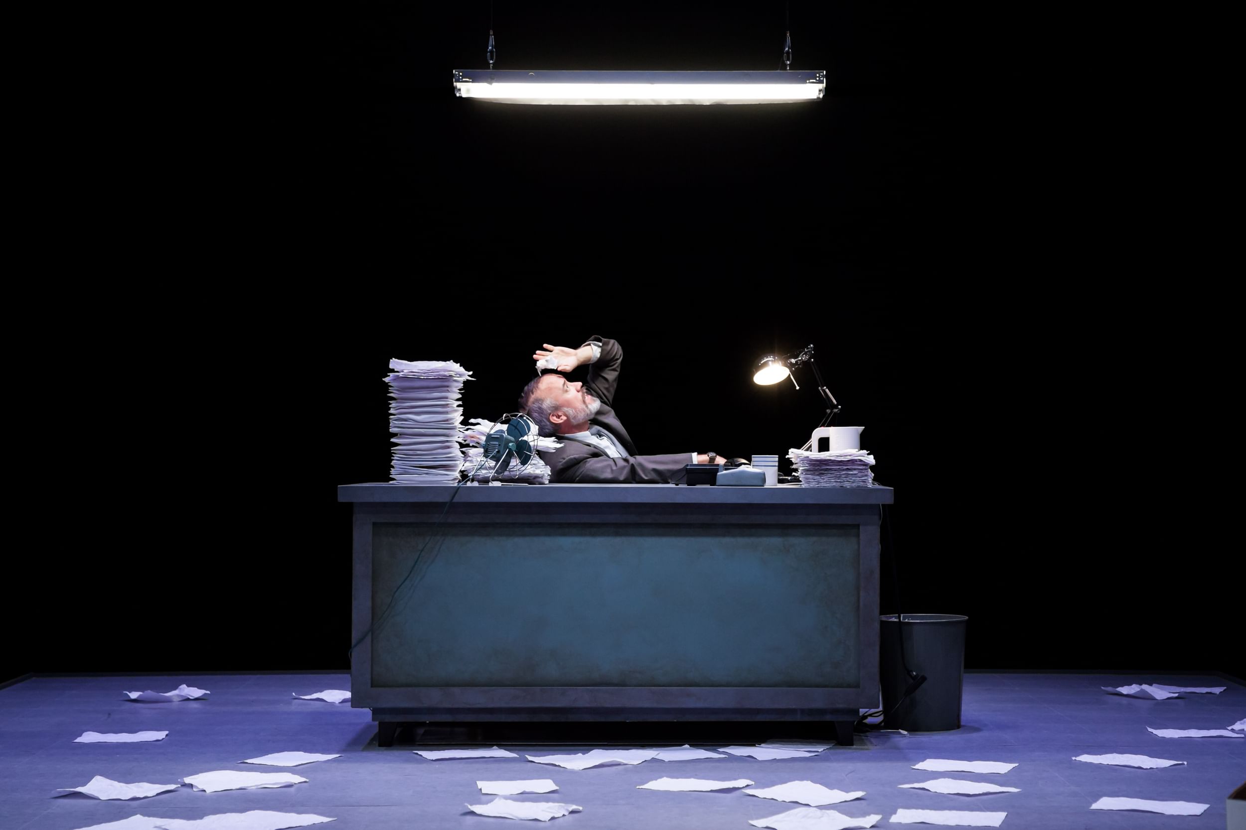 In this singular office, the papers sigh along with the clerk. (Photo by Daniel Kontz.)