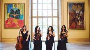 The Aizuri Quartet. (Photo courtesy of the Philadelphia Chamber Music Society)