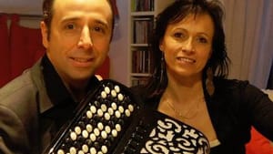 Jacques and Corrine Pellarine have accordion, will (and did) travel. (Photo courtesy of A la Maison.)