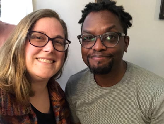 Alaina Johns and BSR podcaster Darnelle Radford ran into each recently