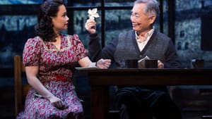 Finding beauty in arid circumstances: Salonga and Takei.