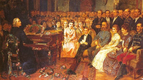 Composer Franz Liszt also favored the legendary Bösendorfer piano. (Photo via Creative Commons/Wikipedia.)