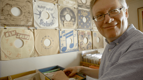 Steve Young dives deep into the esoteric world of industrial musicals. (Photo courtesy of Cactus Flower Films.)