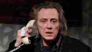 Walken: American voices, or cartoons? (Photo: Joan Marcus.)