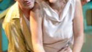 O'Neill as Miller (right) with Alan Radway: Don't stand still. (Photo: William Thomas Cain.)
