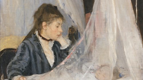 Berthe Morisot, 'In England (Eugène Manet on the Isle of Wight)' (1875). Oil on canvas. Musée Marmottan Monet, Denis and Annie Rouart Foundation. (Photo by Erich Lessing/Art Resource, NY.)