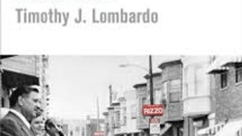 ‘Blue-Collar Conservatism’ shows Frank Rizzo addressing a South Philly crowd in 1975. (Image courtesy of Special Collections Research Center at Temple.)