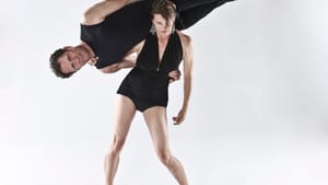 BodyVox artistic directors Ashley Roland and Jamey Hampton balance athleticism with humor. (Photo courtesy of NextMove Dance.)