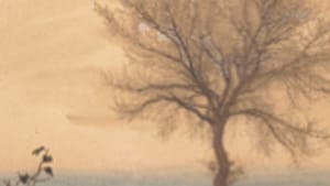 Bonvin's 'Landscape With a Bare Tree and Ploughman': Rejected by a dealer.