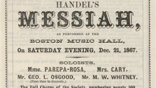 'Messiah' was already a musical institution in the 1860s. Will you continue the tradition? (Image via Wikimedia Commons.)