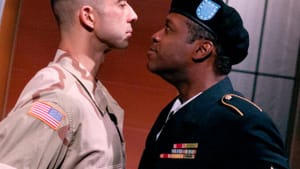Rand Gurrero and Steven Wright face off in InterAct's 'Broken Stones.' (Photo by Kate Raines/Plate 3 Photography.)