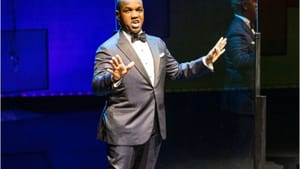 Spreading interpretive wings: Lawrence Brownlee performs in the inaugural offering from the Opera Philadelphia Channel. (Photo by Dominic M. Mercier.)