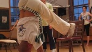 Capoeira class at the Community Education Center, which nearly lost its funding.