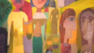 'Dating Picasso': The influences cover the walls.