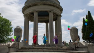 The Cambodian Association of Greater Philadelphia performs at FDR Park. Photo by Michael Bixler.
