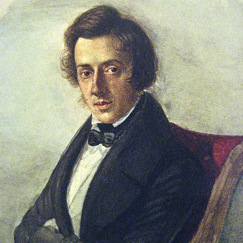 Warsaw's Frédéric Chopin lived in Paris for nearly half his life. (Watercolor, 1835, by Maria Wodzińska, via Wikimedia Commons.)