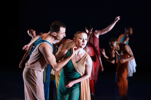 Richard Villaverde and Chloe Felesina in Matthew Neenan's 'Credo.' (Photo by Bill Hebert)