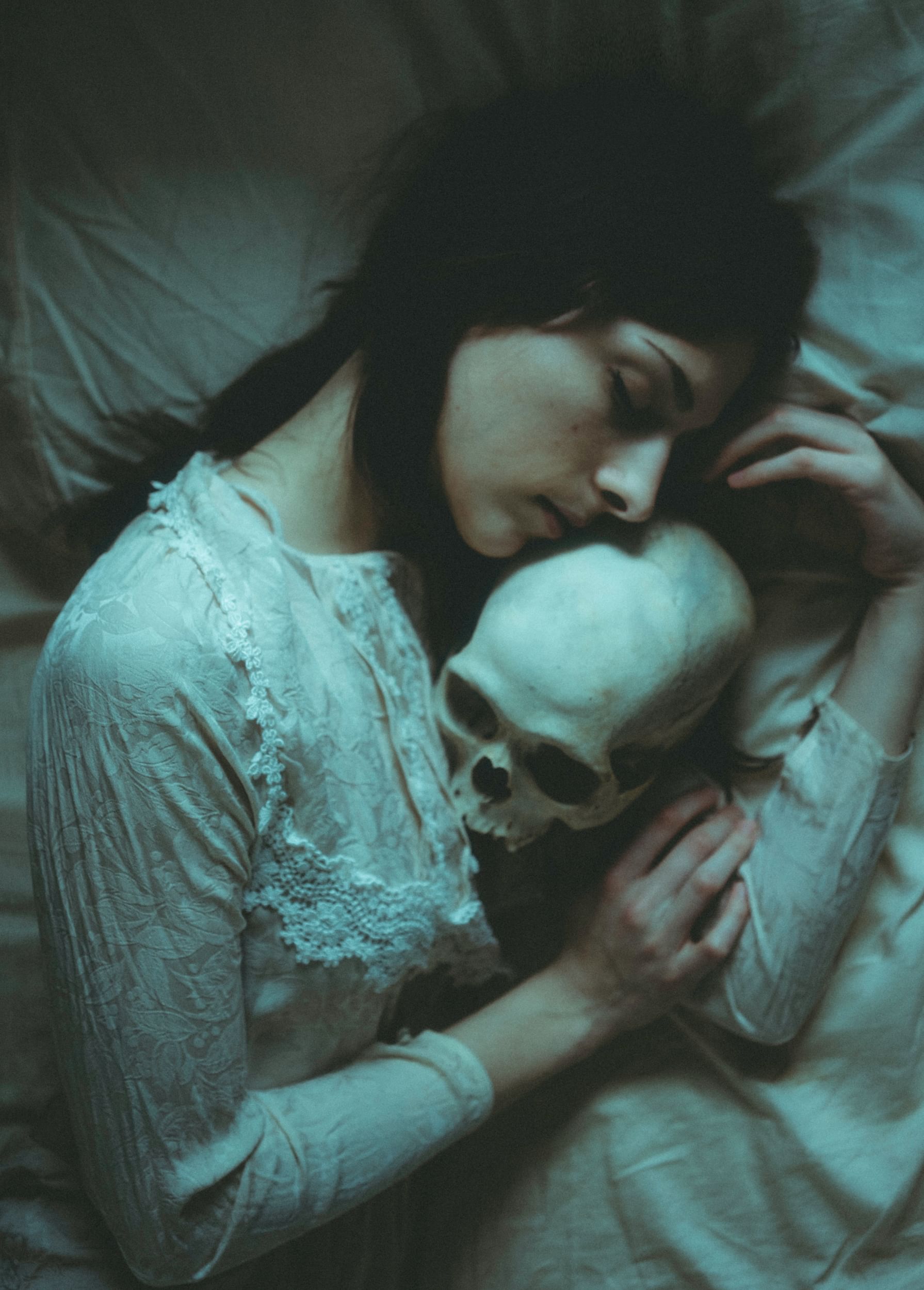 Like Victorian terror: Crystal Lee Lucas’s 2018 ‘Oh Sleeper.’ (Image courtesy of Central Tattoo Studio.)