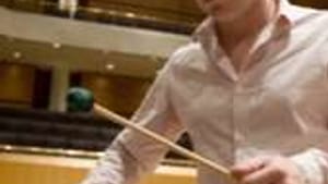 Currie wth his tools: Closer to rock than to Bayreuth.