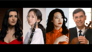Four portrait photos of the musicians set together in one image