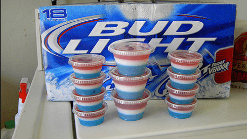 When all else fails, grab a case of beer, some patriotic Jell-O shots, and hide until it's all over. (Photo by congvo via Creative Commons/Flickr)