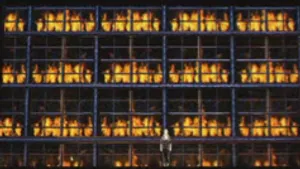 Fire on the set: Why so many small images?