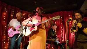 Easier to get onstage in Philly than in Media: Danie Ocean performs at Chestnut Hill’s Paris Bistro in 2018. (Image courtesy of the artist.)