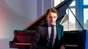 Top billing, second fiddle for pianist Daniil Trifonov. (Photo by Dario Acosta.)