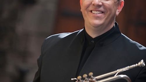 David Bilger, principal trumpet, brought wit and propulsion to Lindberg's work. (Photo by Joanne Bening.)