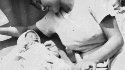 Nelson Díaz’s mother, Maria Cancel, made a life for her newborn son in New York. (Image courtesy of Temple University Press.)