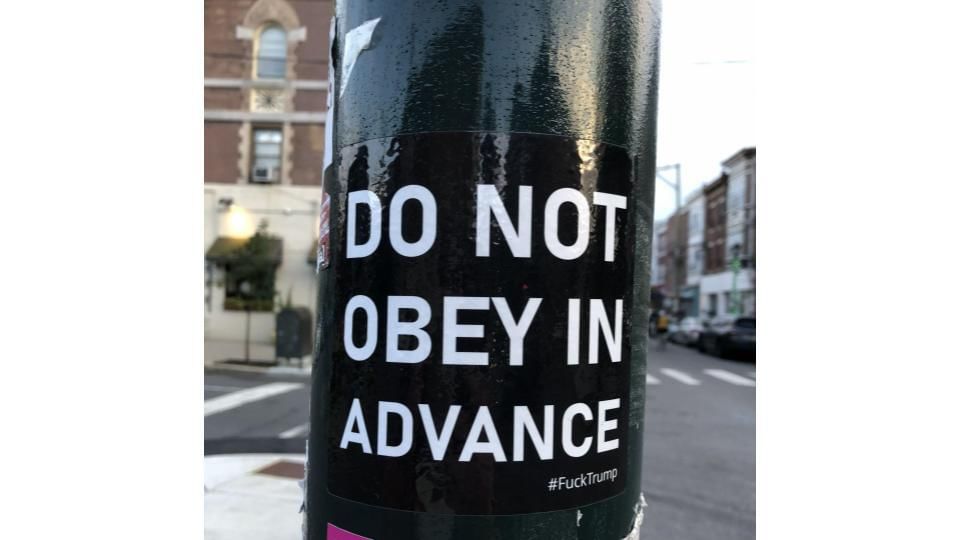 Do not obey in advance slide