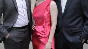 The Dolce Suono Trio performs "Rediscoveries" on February 20. (Photo by Vanessa Briceño.)