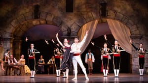 Riveting as Espada and Mercedes: Lillian DiPiazza and Sterling Baca in ‘Don Quixote.’ (Photo by Alexander Iziliaev.)