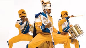The cast of ‘DRUMLine Live’ doesn’t miss a beat. (Image courtesy of the Kimmel Center.)