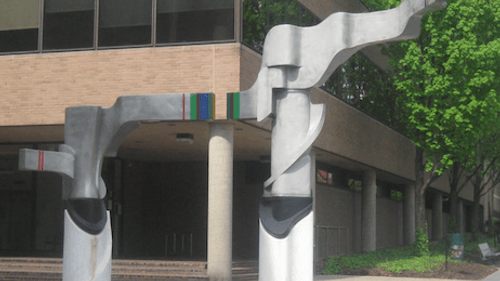 Another of Duffield's public works, the elephantine 'Dream of Sky,' remains at 37th and Market Streets. ((Photo by Christopher William Purdom/Philart.net)
