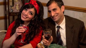 Anita (Gianna Lozzi Wolf) and David (Jeff Barg) brave their first Christmas together. (Photo courtesy of Raw Street Productions.